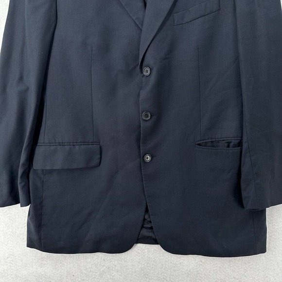 Ralph by Ralph Lauren RL Sports Coat Mens 44R Suit 3 Button Blue Blazer Jacket - Picture 5 of 16